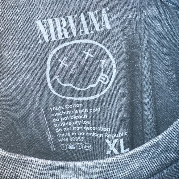 ACID WASH NIRVANA TEE - Picture 2 of 3